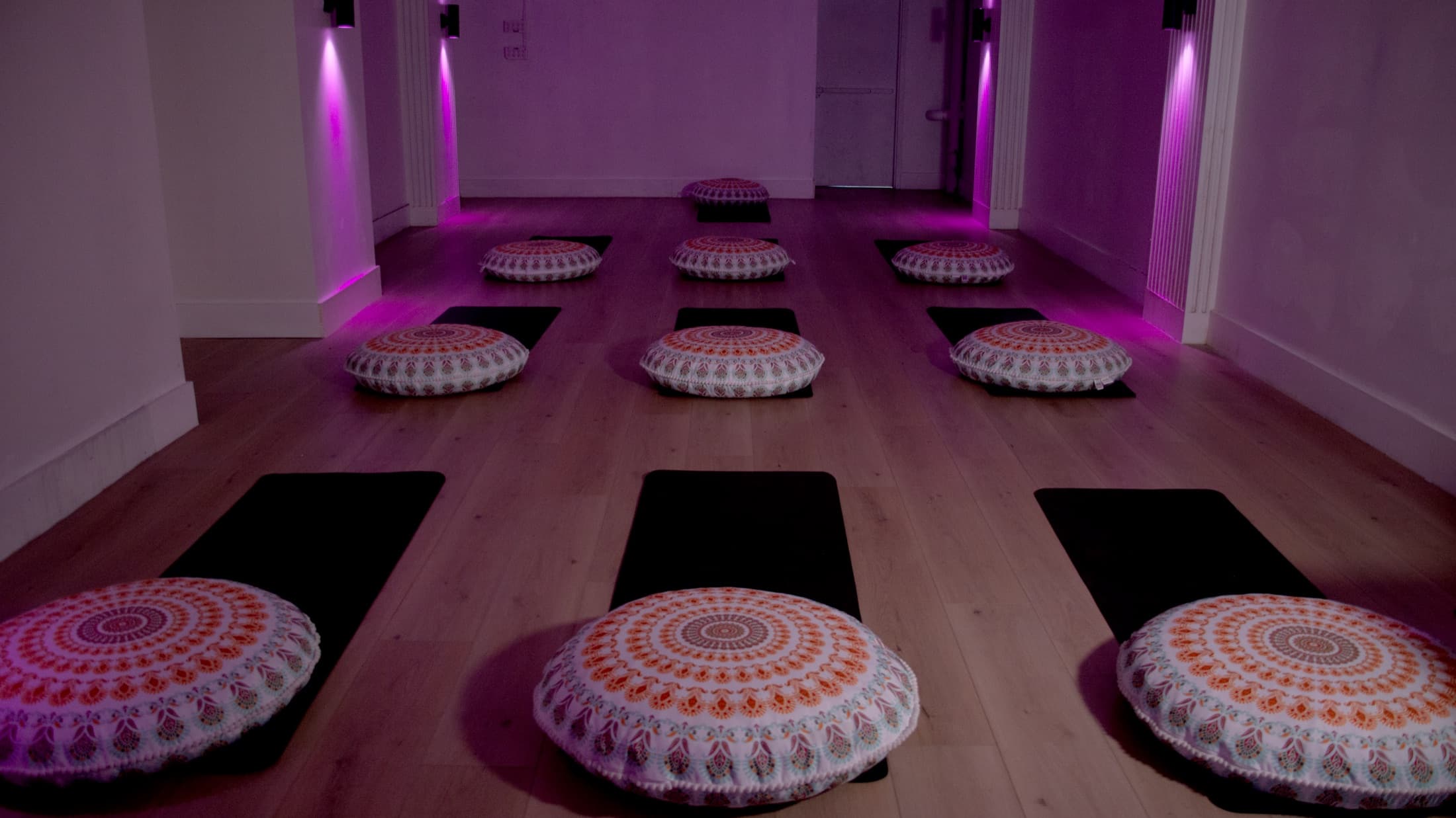 Tables and seating arranged for a community gathering at The Living Church